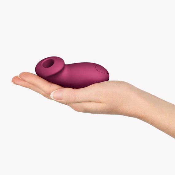 Вакуумный стимулятор Fun Factory Desire Wine Red, 11 режимов работы, перезаряжаемый Sex Aura | Зображення 4