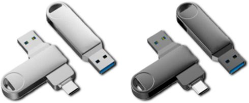 Флеш-пам'ять XO DK03 Type-C USB 3.0 64Gb стальний (MAW-44114_386)
