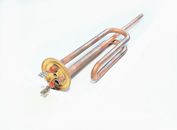 Тэн 1500W для бойлера Ariston (Аристон) на фланцэ D48 с удлиненными контактами Kawai