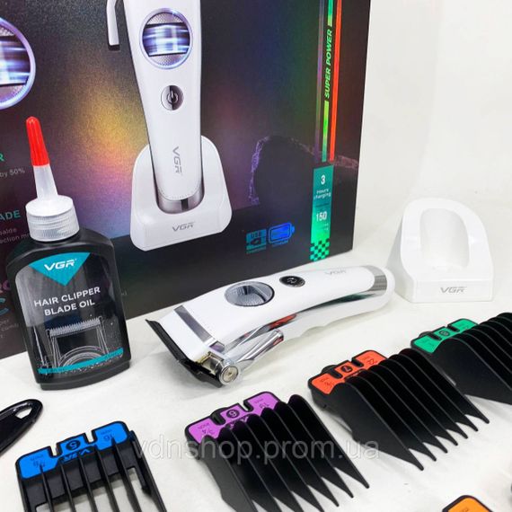 Бездротовий акумуляторний тример для стрижки волосся, Машина для стрижки в домашніх умовах UA-25 | Зображення 9