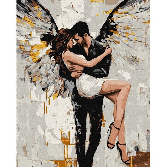 Картина за номерами "Її спасіння" KHO8657 з фарбами металік extra 40х50 см