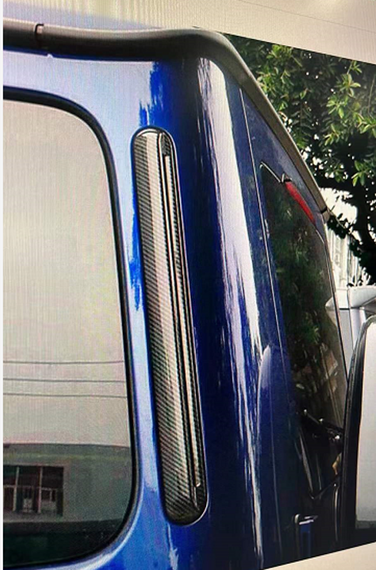 Накладки на задні стійки (Карбон) для Mercedes G сlass W463 1990-2018 рр | Зображення 2