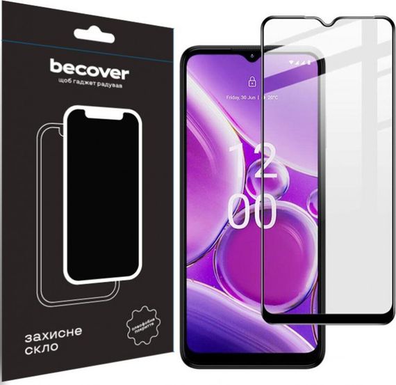 Захисне скло для смартфона BeCover Захисне скло  для Nokia G42 5G Black (710729) | Зображення 1