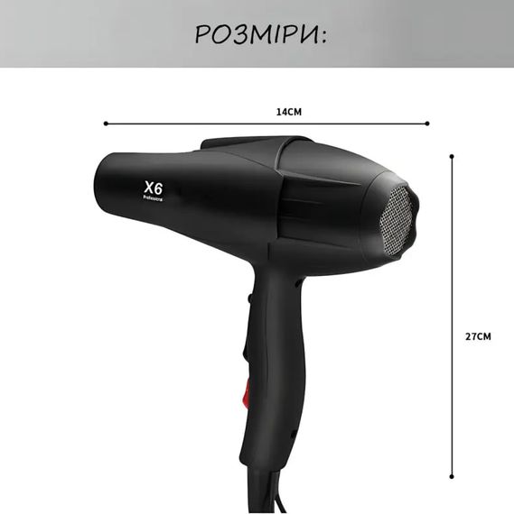 Фен професійний SOKANY X6 (47834-X6_612) | Зображення 6