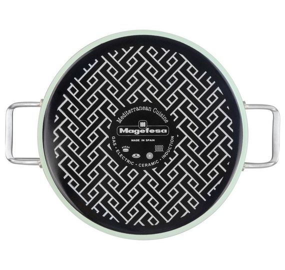 Каструля Vitrinor Nordic 1114812, 5.5 л, 28 см, сталева емальована з кришкою, для всіх типів плит | Зображення 1