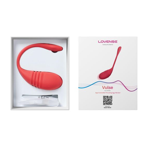 Смарт-віброяйце з пульсацією Lovense Vulse (Thrusting Egg Vibrator), імітація фрикцій Sex Aura | Зображення 6