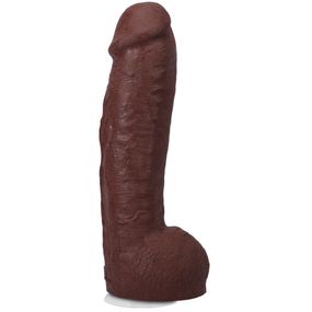 Фалоімітатор Doc Johnson The Realistic Cock ULTRASKYN - 12 Inch Hung with Balls Chocolate