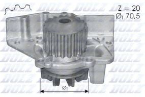 Насос системи охолодження DOLZ C119 на CITROËN ZX (N2)