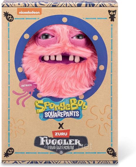 М'яка іграшка Фуглер Патрік Стар 23 см Fuggler SpongeBob Squarepants Patrick Star by Zuru | Зображення 1