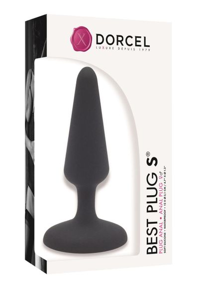 Анальная пробка Dorcel Best Plug S мягкий soft-touch силикон, макс. диаметр 3,1см Sex Aura | Зображення 1