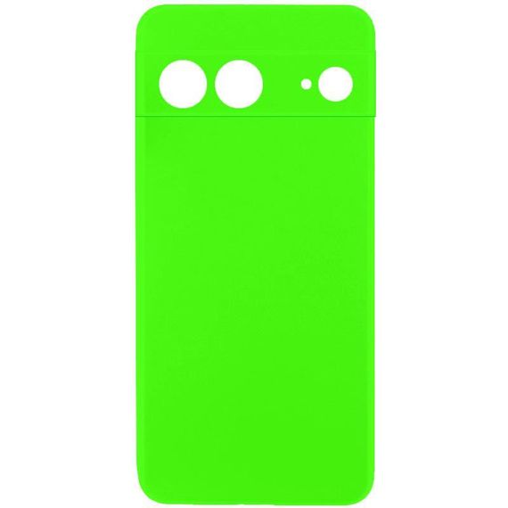 Чохол TPU GETMAN Liquid Silk Full Camera для Google Pixel 7 Салатовий / Neon Green
