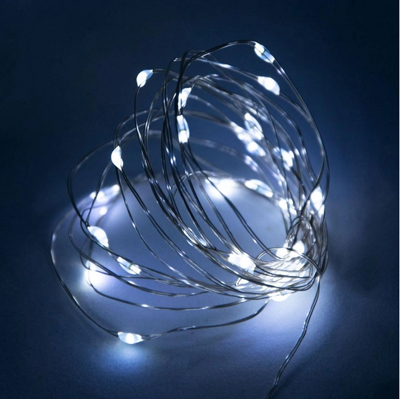 Гірлянда штора LED Copper Lamp світлодіодна гірлянда крапля роси водоспад працює від USB розміри 3.2х3 м | Зображення 6