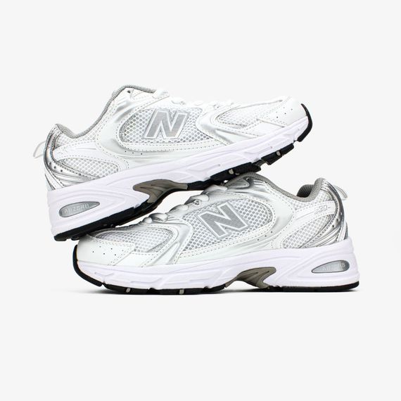 Кросівки весна літо New Balance колір білий/срібний | Зображення 9