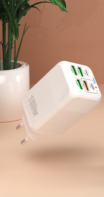 Быстрое зарядное устройство 150 Вт 6 портов PD QC 4.0 USB C
