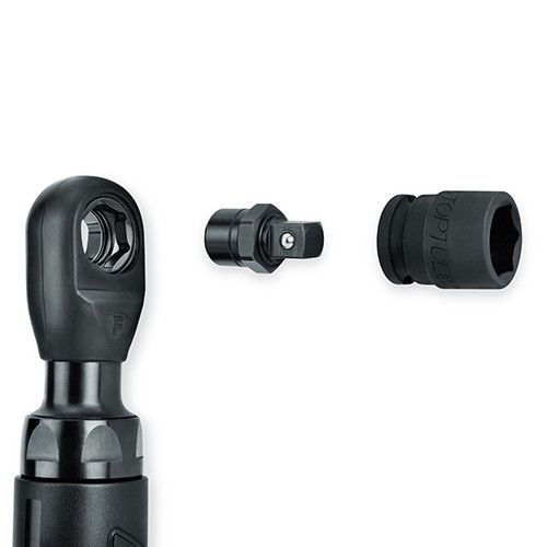 Тріскачка пневматична 1/4"/ 3/8"/ 1/4"HEX 54N/m 400об/хв mini TOPTUL GDAE0402 | Зображення 2