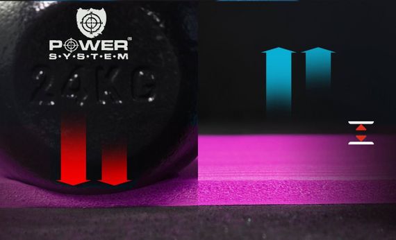 Килимок для йоги та фітнесу Power System PS-4017 NBR Fitness Yoga Mat Plus Pink (180х61х1) | Зображення 8