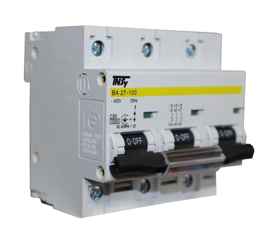 Автоматичний вимикач ВА27-100 3Р 50А 10 кА х-ка C Ny95504856