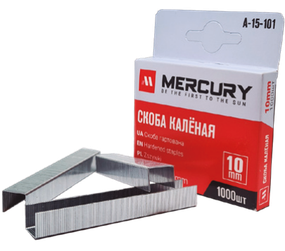 Скоба гартована 0,7х11,3х14 мм Mercury A-15-103