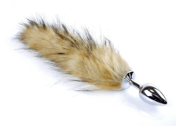 Анальна пробка - Fox Tail Brown, XL | Зображення 1