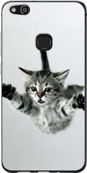 Чехол на Huawei P10 Lite Летящий котёнок "2322u-896-17620"