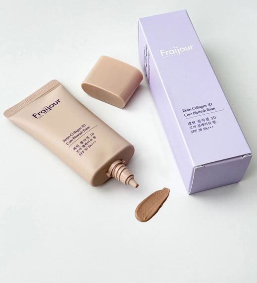 ВВ-крем для обличчя з ретиналем та колагеном Fraijour Retin-Collagen 3D Core Blemish Balm SPF 30 PA+++ (50 ml) | Зображення 1