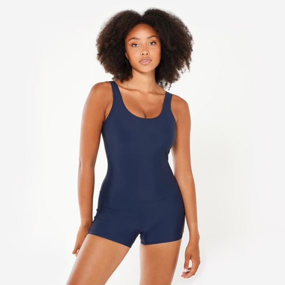 Купальник суцільний шортиками Dova синій - EU42 UA48