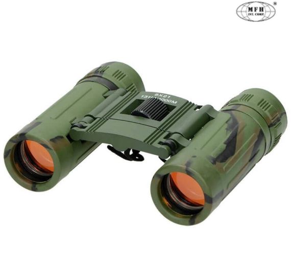 Бінокль складаний MFH 8x21 Woodland | Зображення 1
