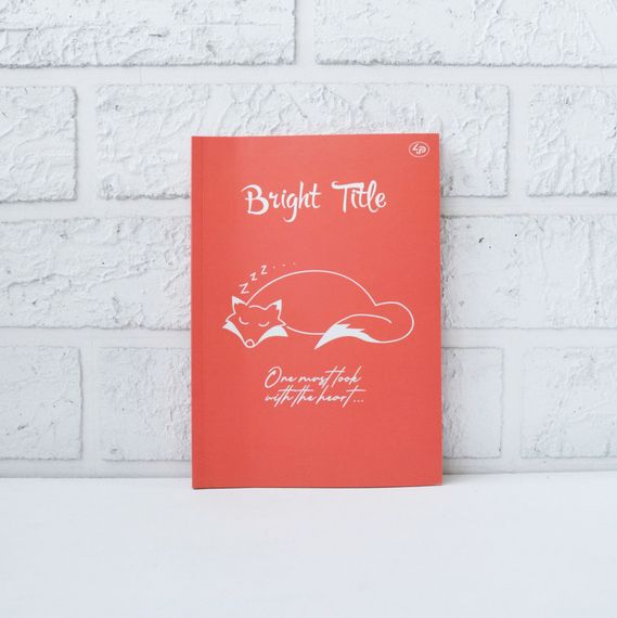 Блокнот 4Profi  "Bright Title note" fox 40 арк. формат А5 902538