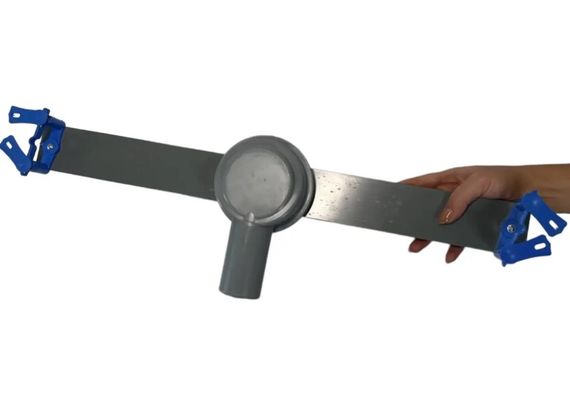 Сливной трап для душа Maxiflow Pera Line с горизонтальным выходом 80 см решетка Квадрат 3152.0Y050K.080.1 | Зображення 5