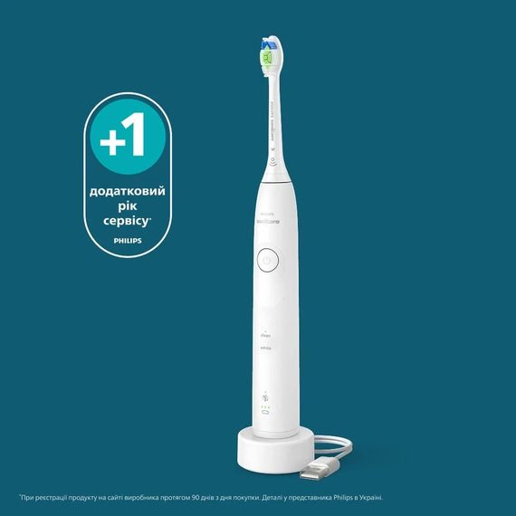 Електрична зубна щітка Philips Sonicare HX7110/01 (серія 5500) White | Зображення 2