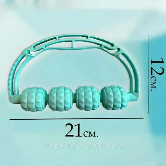 Антицелюлітний ручний масажер,роликовий масажер для тіла,портативний ролер для масажу AND948 | Зображення 2