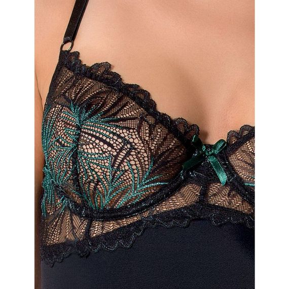 Боді Passion Exclusive FLORIS BODY S/M, black | Зображення 2