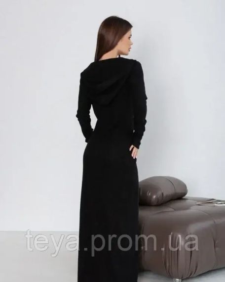 Плаття для жінок колір чорний розміри S, M, L, XL FI_009676 | Зображення 2