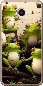 Чехол на Meizu M5 Жабки "5656u-420-17620"