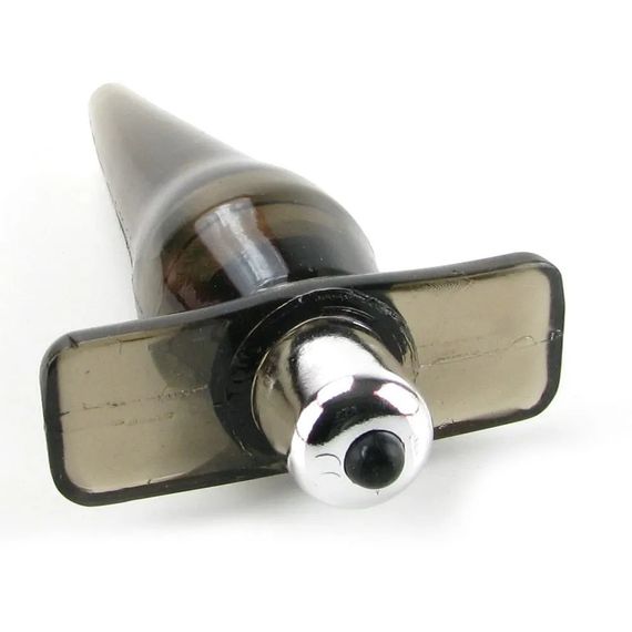 Анальний вібратор Toy Joy Power Buttplug сірий Sex Aura | Зображення 1