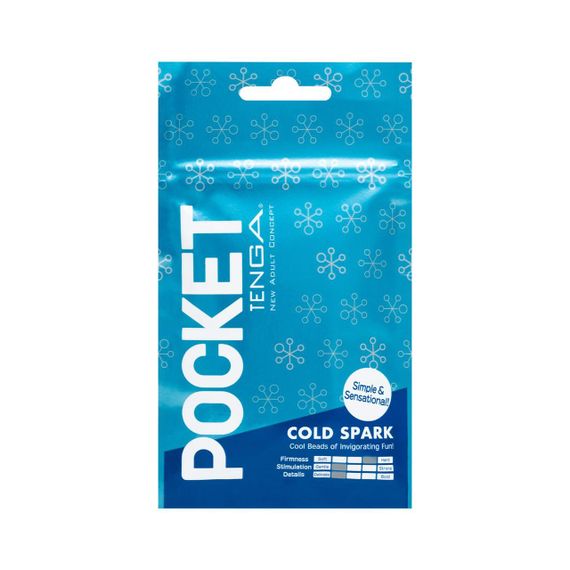 Мастурбатор TENGA Pocket Cold Spark Sex Aura