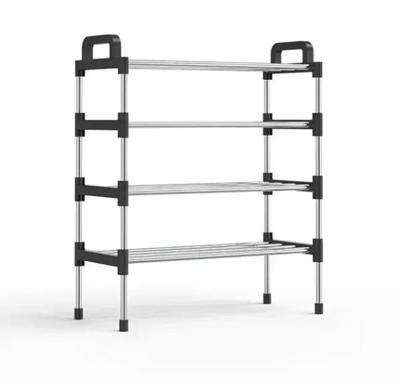 Полиця для взуття метал 4 секції Shoe rack