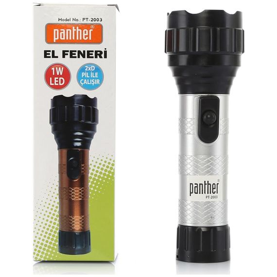 Фонарь ручной светодиодный Panther PT-2003 (батарейка 2 x D /LR20) | Зображення 2