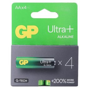 Батарейка GP ULTRA PLUS ALKALINE 1.5V 15AUP21-SB4 лужна LR6, АА