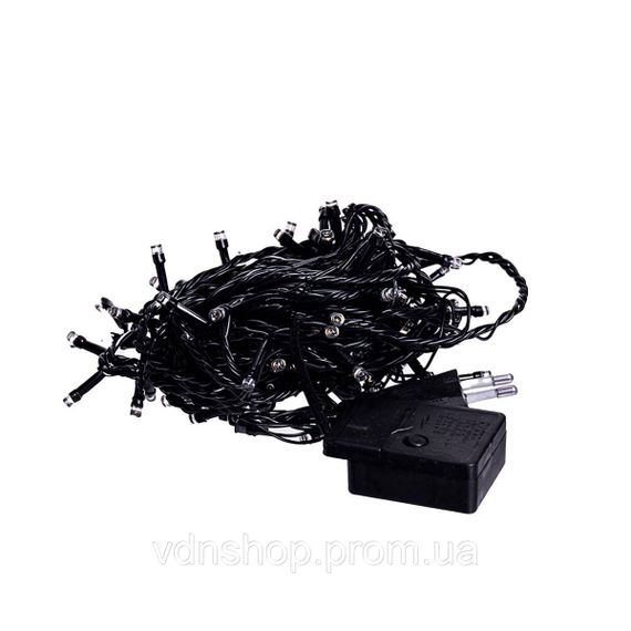 Новогодняя гирлянда штора 3х2 м 144 LED комнатная белый провод Жёлтый ZWM32144LEDY | Зображення 3