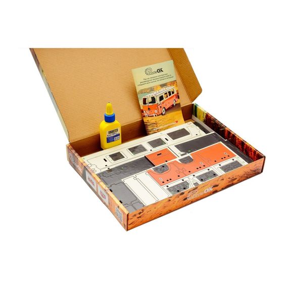 Деревянный 3D конструктор "Микроавтобус" Puz-00926, 156 деталей | Зображення 6