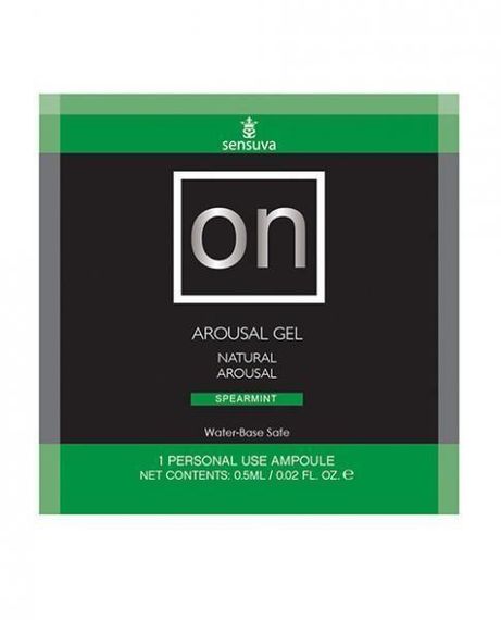 Пробник збуджувального гелю Sensuva — ON Arousal Gel for Her Spearmint (6 мл)