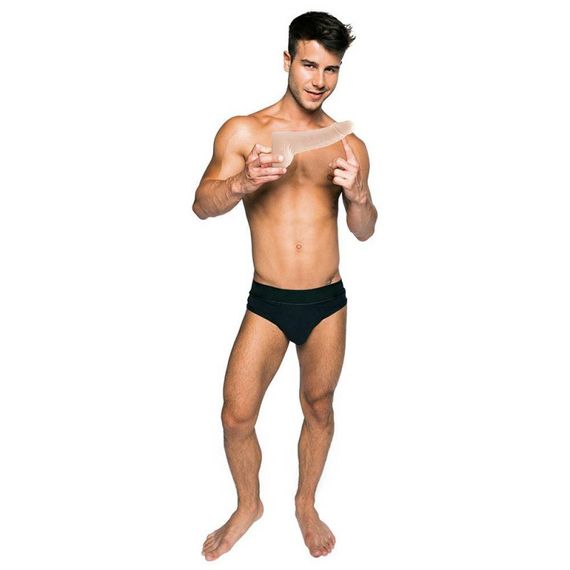 Фалоімітатор з мошонкою реалістичний Fleshjack Boys ALLEN KING DILDO, тілесний, 18 см х 4,5 см Sex Aura | Зображення 4