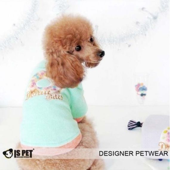 Толстовка для собак Is Pet "Donut Bites sweater" мятный | Зображення 1