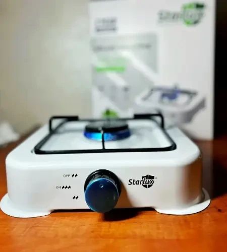 Настільна газова плита на 1 конфорку STARLUX SGS 6001 (біла) | Зображення 2