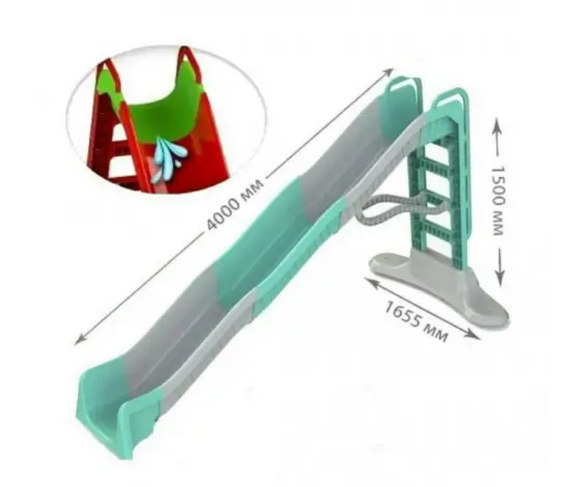Дитяча гірка для вулиці 01450/4 мега | Зображення 3