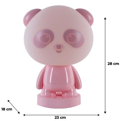 Нічник Kite Світильник LED з акумулятором Panda, рожевий (K24-490-3-2) | Зображення 5