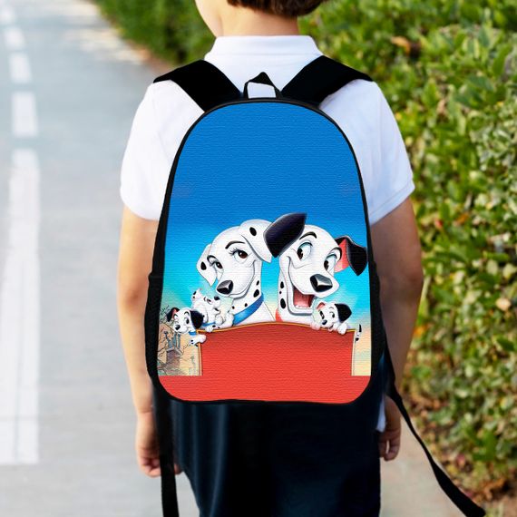 Рюкзак дитячий далматинець 34х27см, міський ранець для хлопчика з принтом (00455)