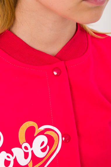 Бомбер для дівчинки (підлітковий) Носи своє 170 Червоний (p-6928-52819) | Зображення 4