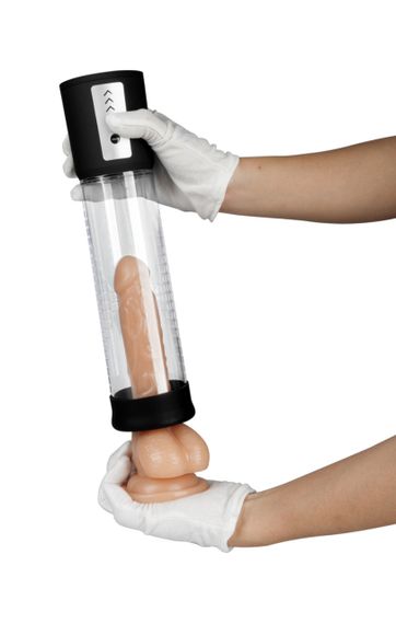 Автоматическая помпа Penis Pump Men Automatic прозрачный Sex Aura | Зображення 2